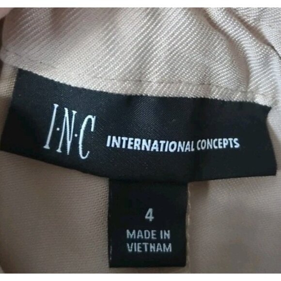 INC International Concepts Womens Size 4 High Rise Twill Shorts Toasted Twine - Picture 7 of 9